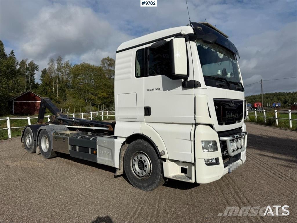 MAN TGX 26.500 6X2 Koukkulava kuorma-autot