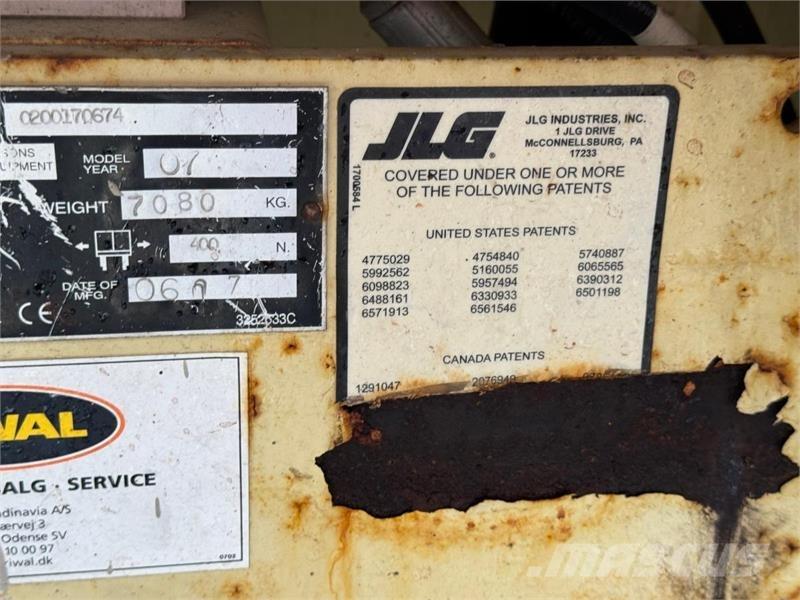 JLG 4394RT Saksilavat