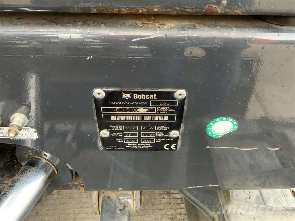 Bobcat E50 Telakaivukoneet