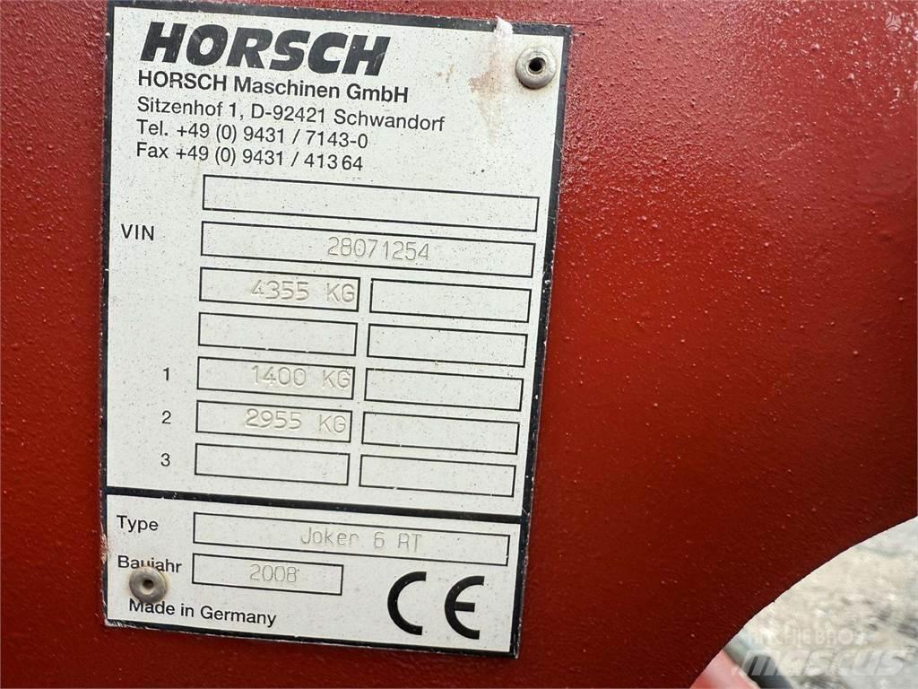 Horsch Joker 6RT Tasausäkeet ja lanat