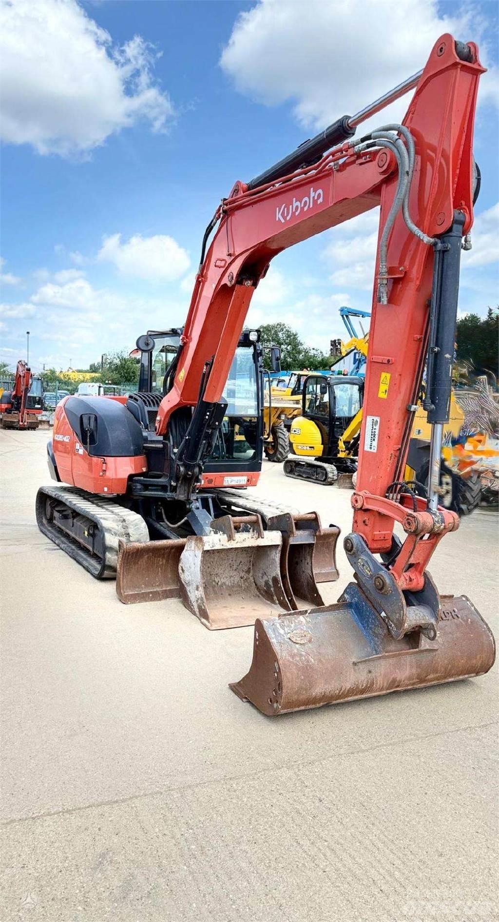 Kubota KX080-4 Telakaivukoneet