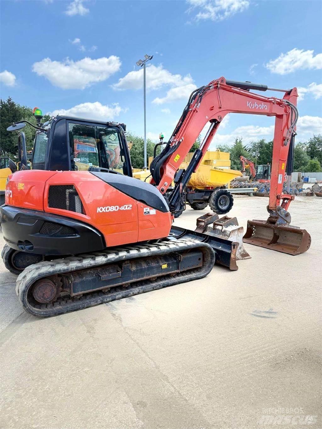 Kubota KX080-4 Telakaivukoneet