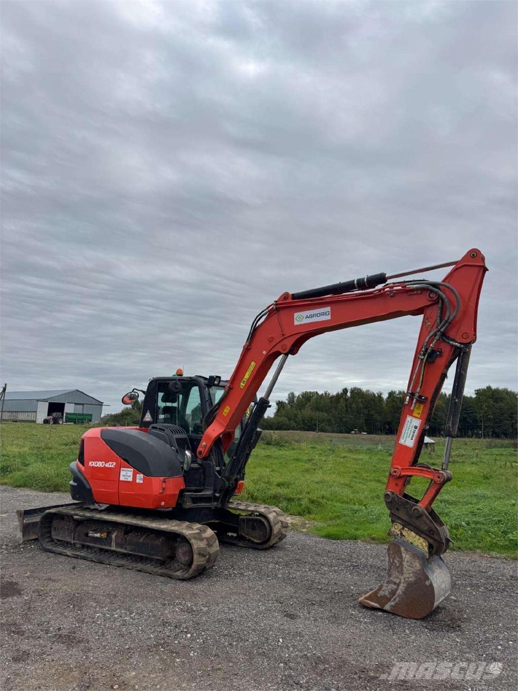 Kubota KX080-4a2 Telakaivukoneet