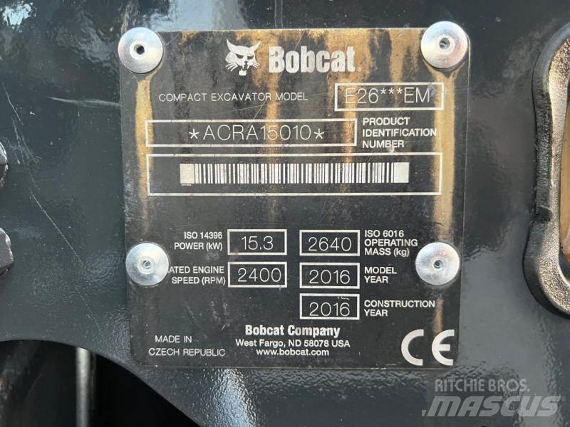 Bobcat E 26 Minikaivukoneet < 7t