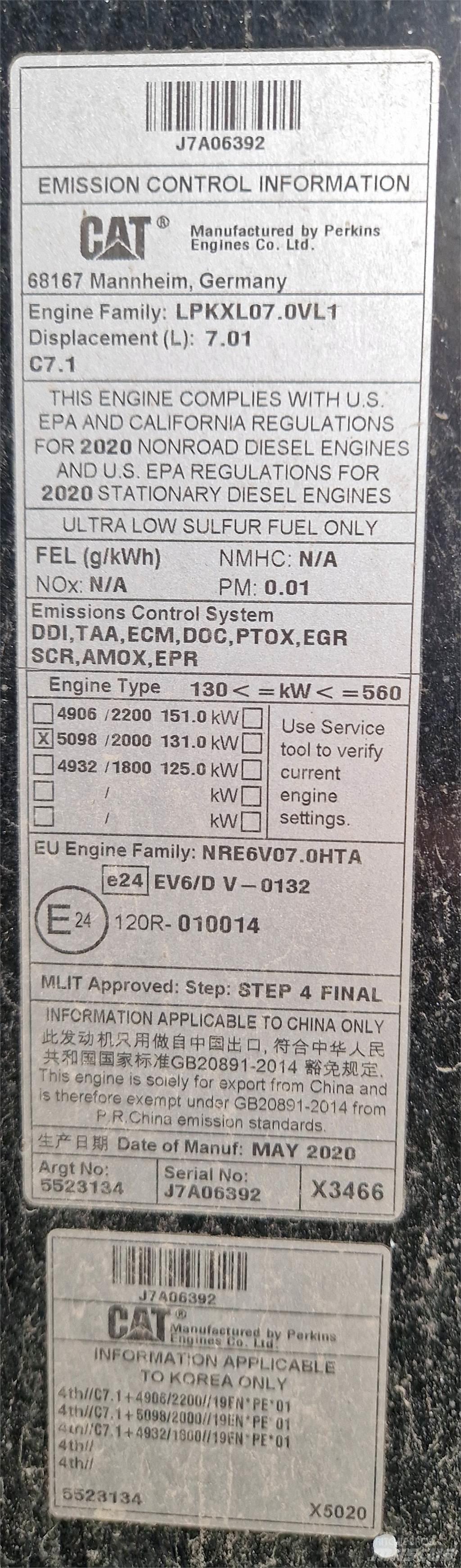 CAT 120AWD Tiehöylät