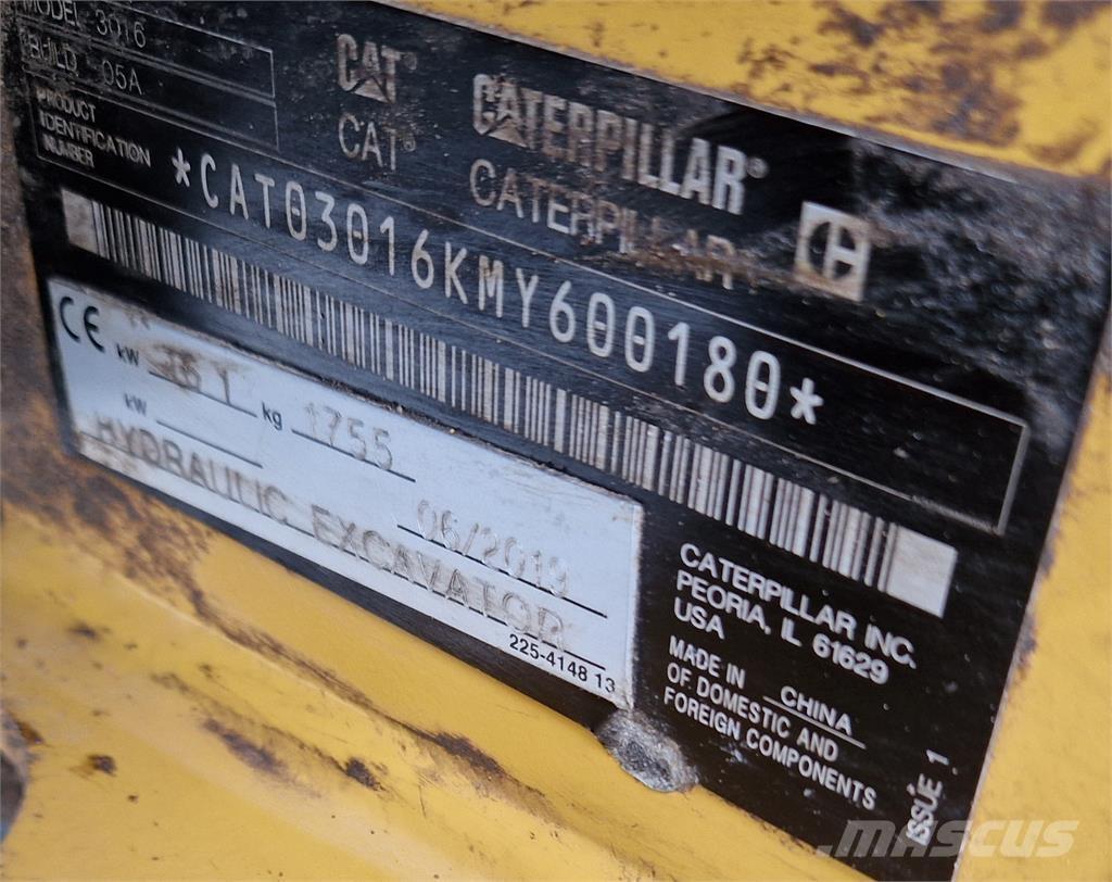 CAT 301.6 Minikaivukoneet < 7t