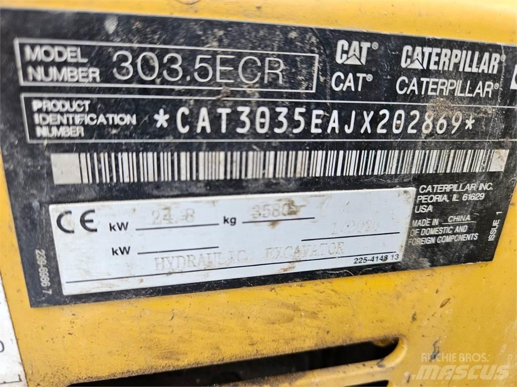 CAT 303.5ECR Minikaivukoneet < 7t
