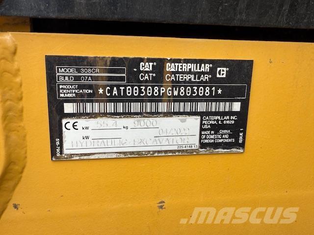 CAT 308-07 Minikaivukoneet < 7t