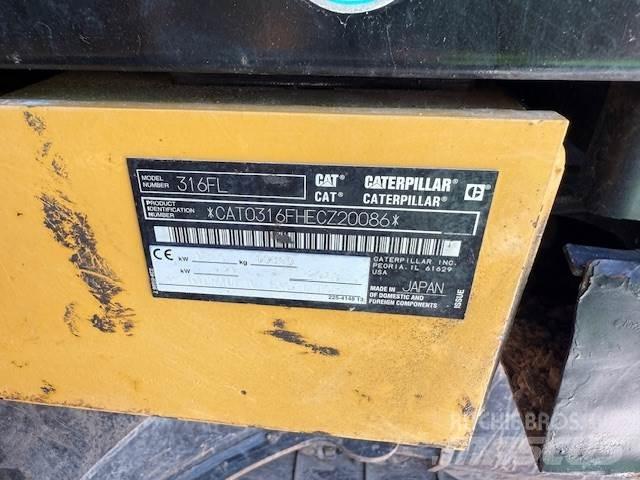 CAT 316F Telakaivukoneet