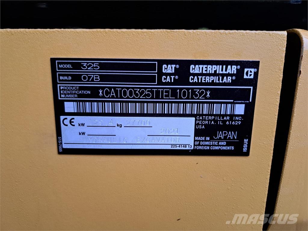 CAT 325 Telakaivukoneet