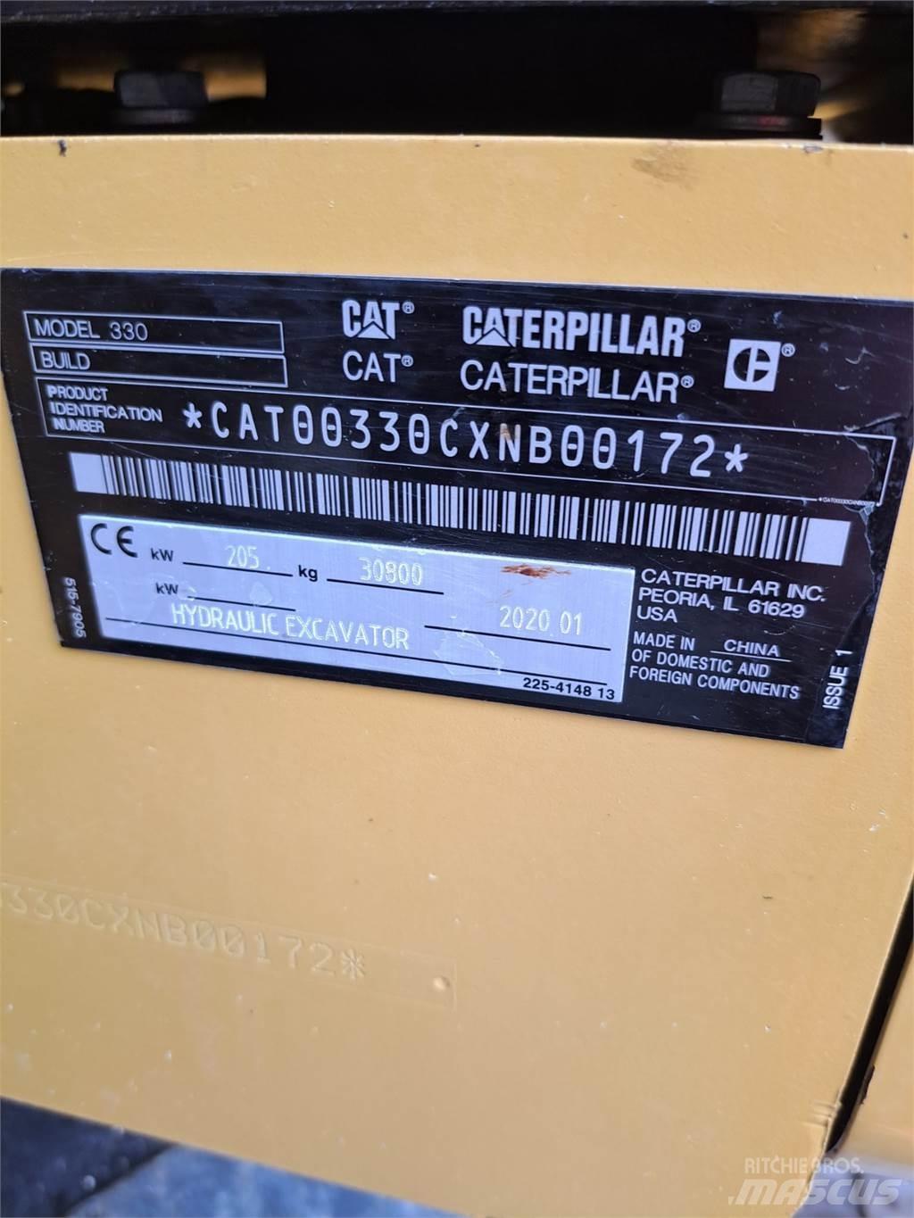 CAT 330 Telakaivukoneet