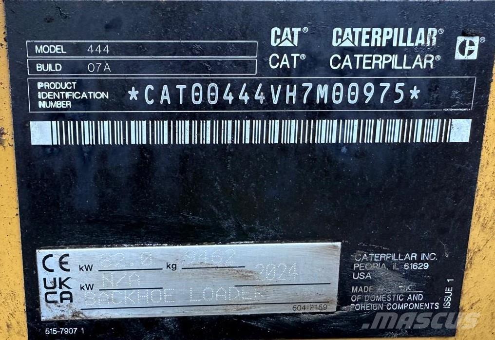 CAT 444 Kaivurikuormaajat