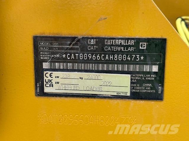CAT 966 Pyöräkuormaajat