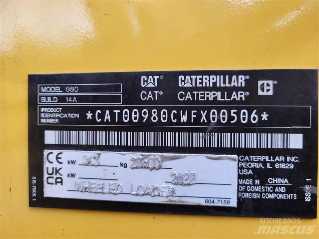 CAT 980 NG Pyöräkuormaajat