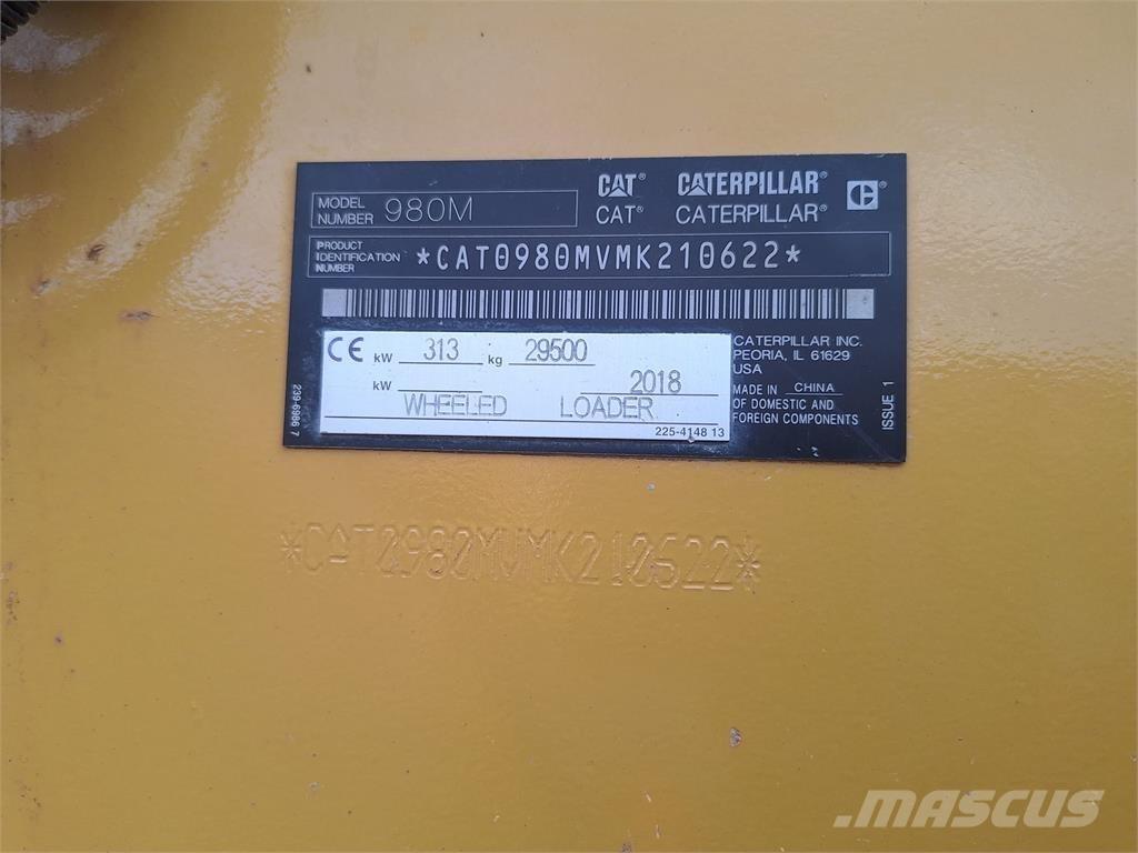 CAT 980M Pyöräkuormaajat