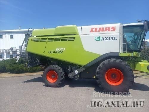 CLAAS Lexion 670 Leikkuupuimurit
