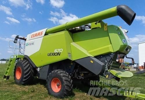 CLAAS Lexion 670 Leikkuupuimurit