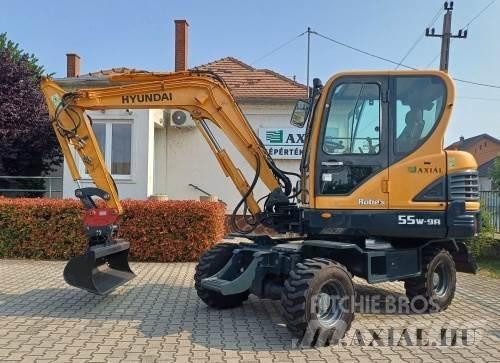 Hyundai R55W-9A Pyöräkaivukoneet