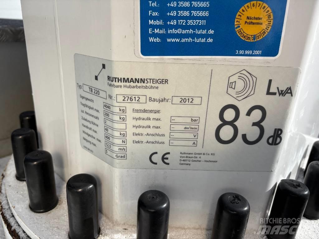 Ruthmann TB 220 Nostolava-autot