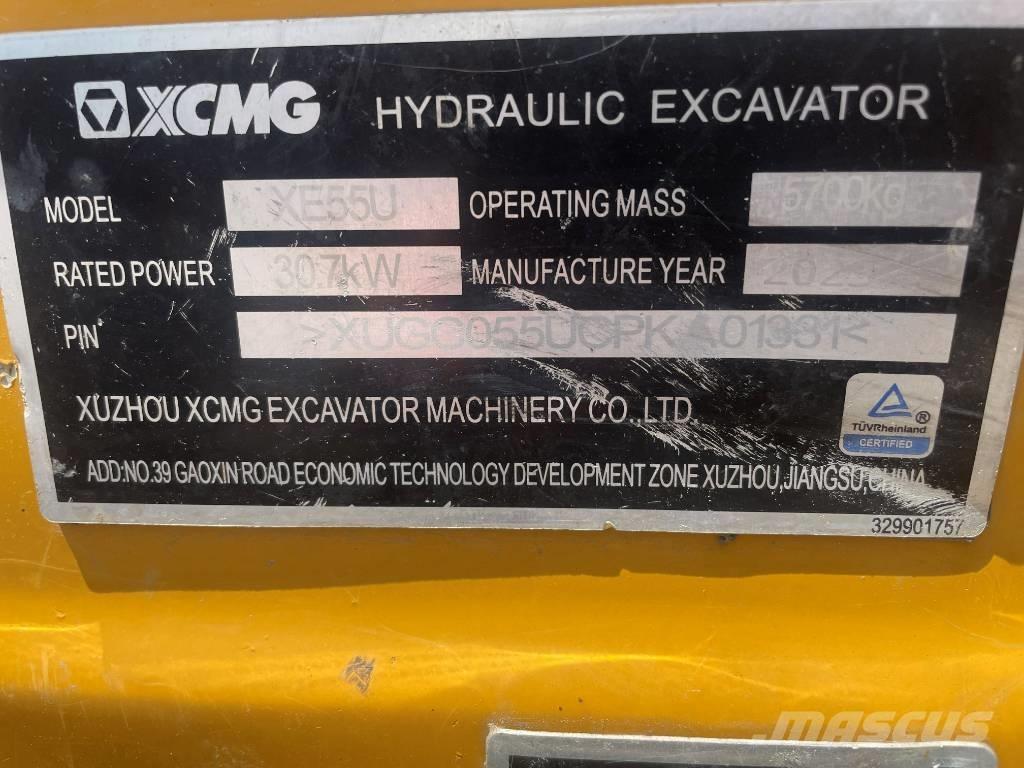 XCMG XE 55 U Minikaivukoneet < 7t