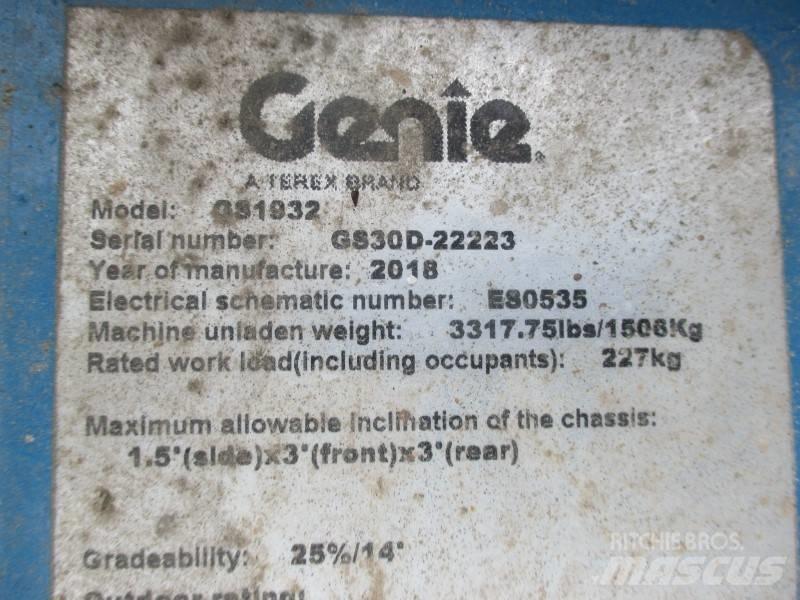 Genie GS 1932 Saksilavat