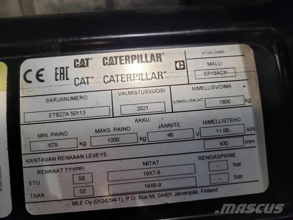 CAT EP18 ACN Sähkötrukit