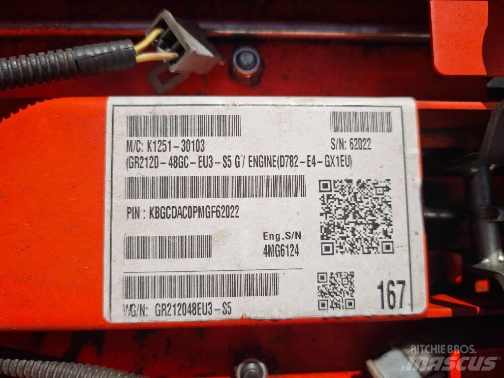 Kubota GR 2120 Päältäajettavat ruohonleikkurit