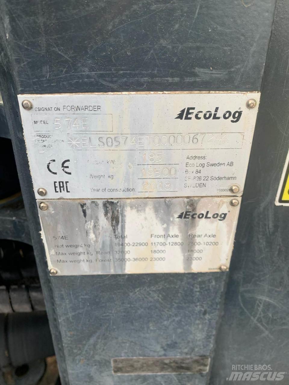 Eco Log 574 E Kuormatraktorit