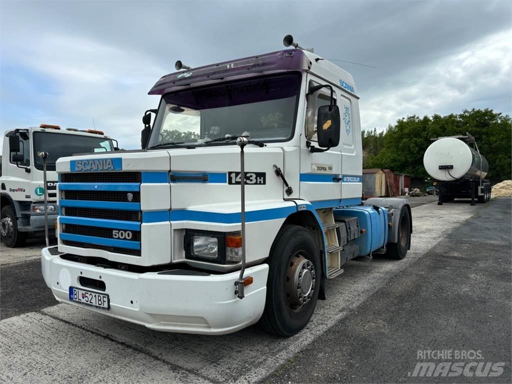 Scania T143 HA 500 Vetopöytäautot
