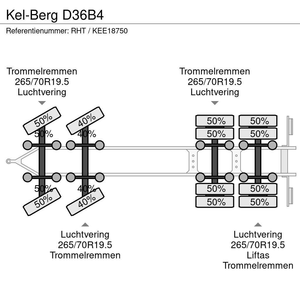 Kel-Berg D36B4 Lavaperävaunut