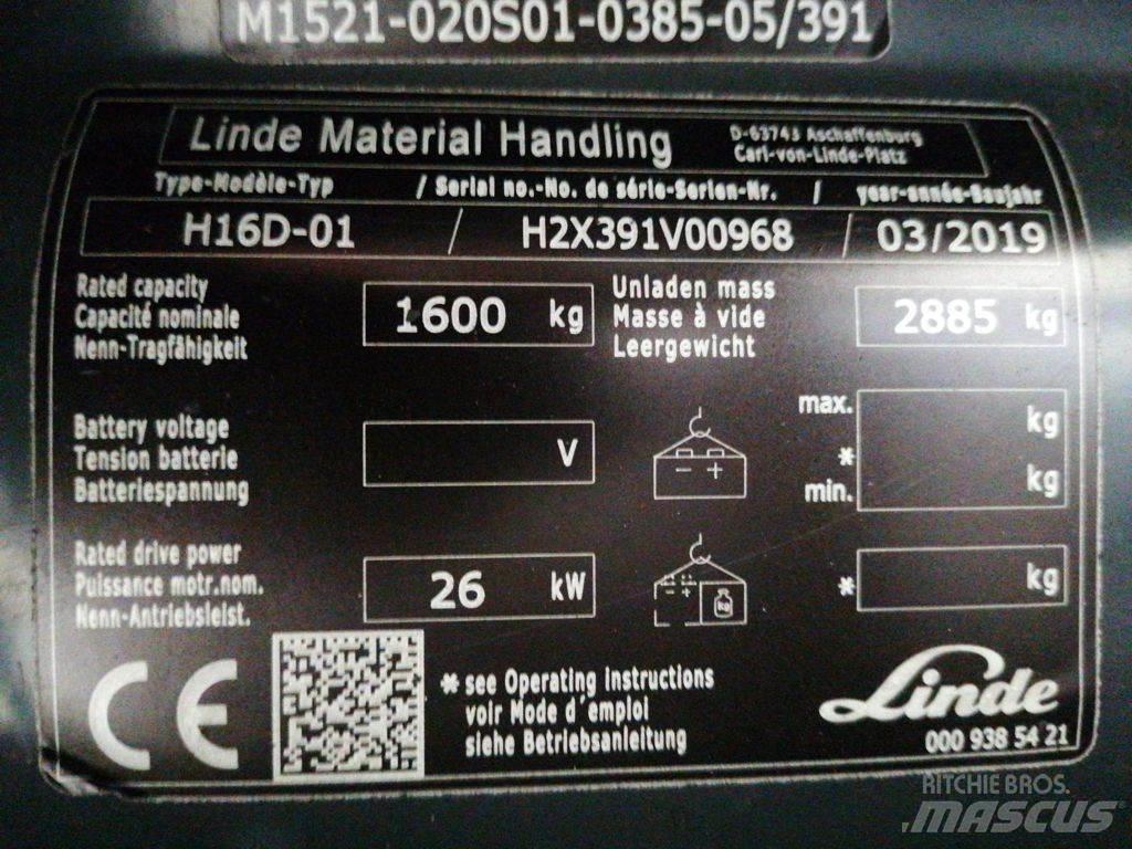 Linde H16D-01 Dieseltrukit