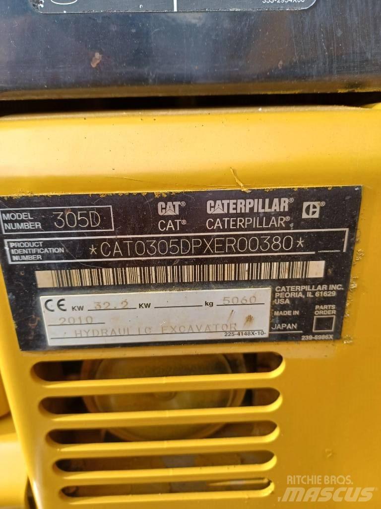 CAT 305 Minikaivukoneet < 7t