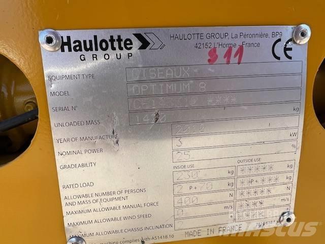 Haulotte Optimum  8 Saksilavat