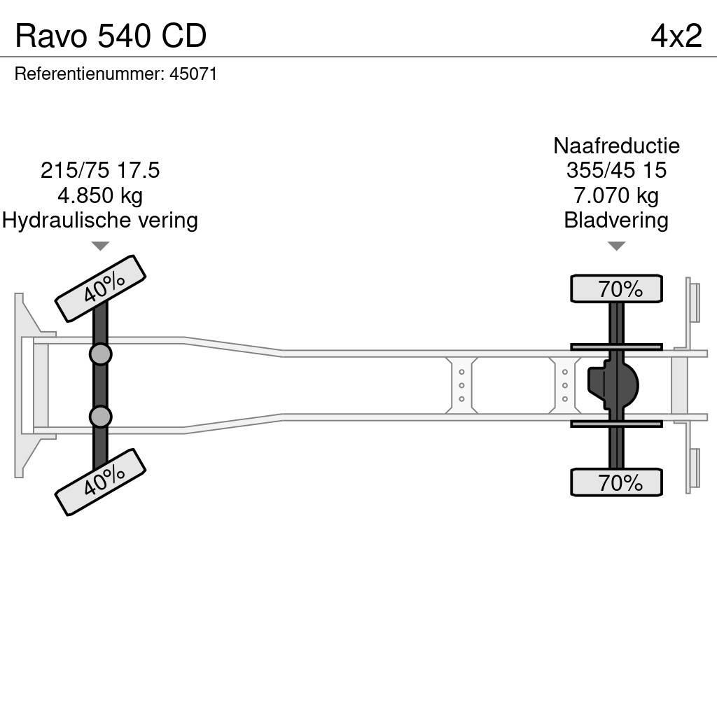 Ravo 540 CD Lakaisuautot