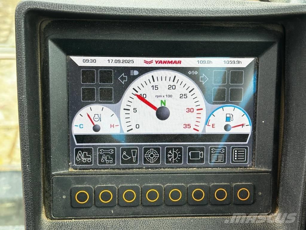 Yanmar B 110 W Pyöräkaivukoneet