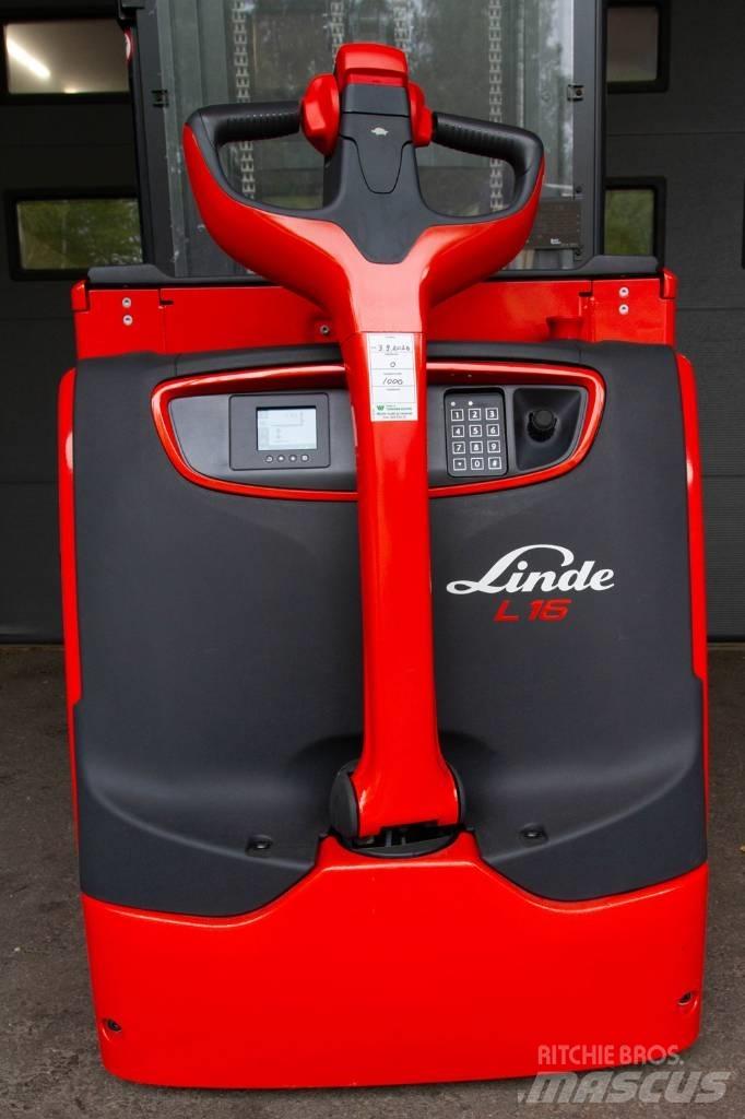 Linde L16 Käyden ajettavat pinoamistrukit
