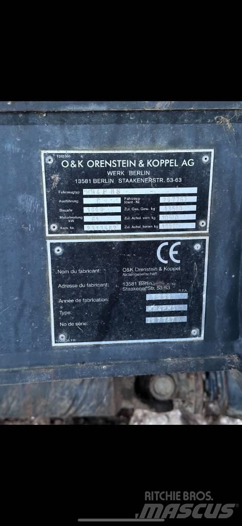 O&K MH 4 PMS Pyöräkaivukoneet