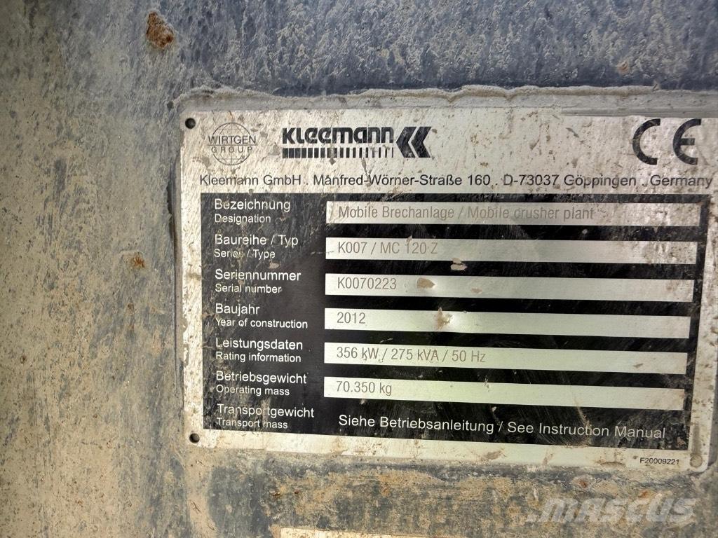 Kleemann MC120Z Mobiilimurskaimet