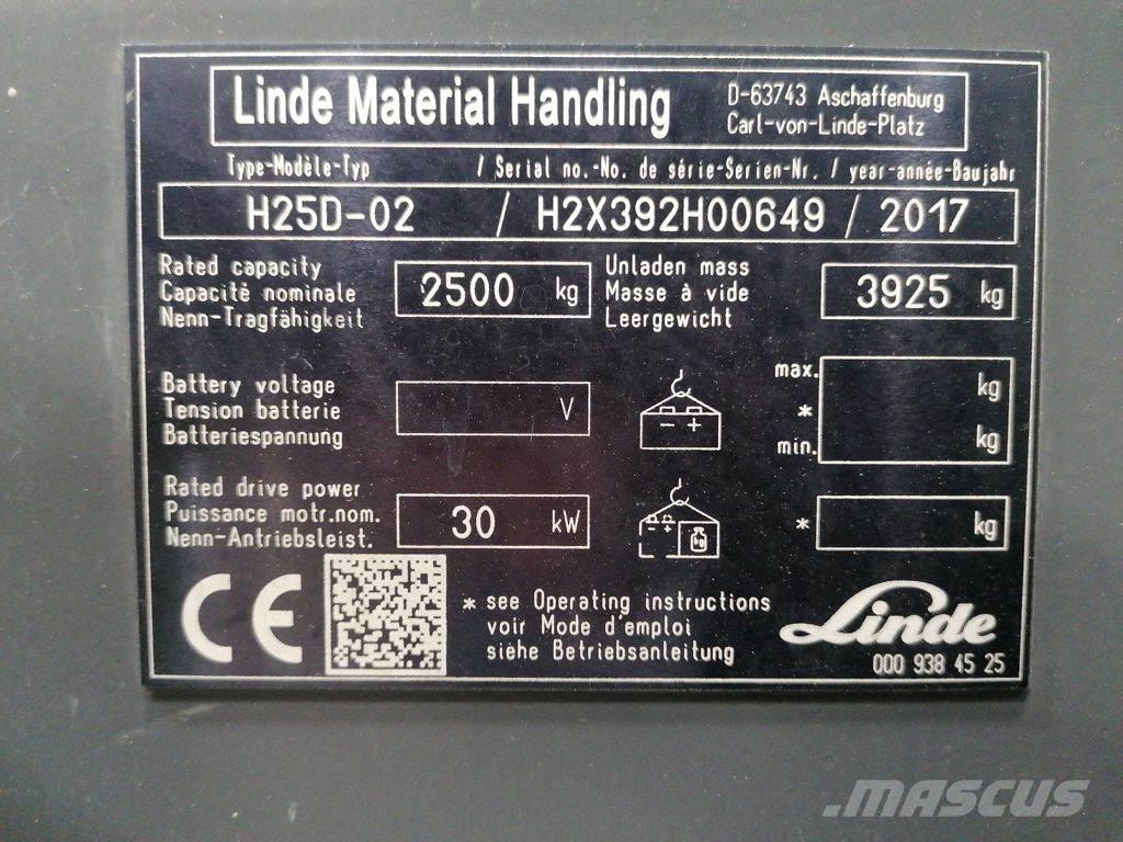 Linde H25D-02 Dieseltrukit
