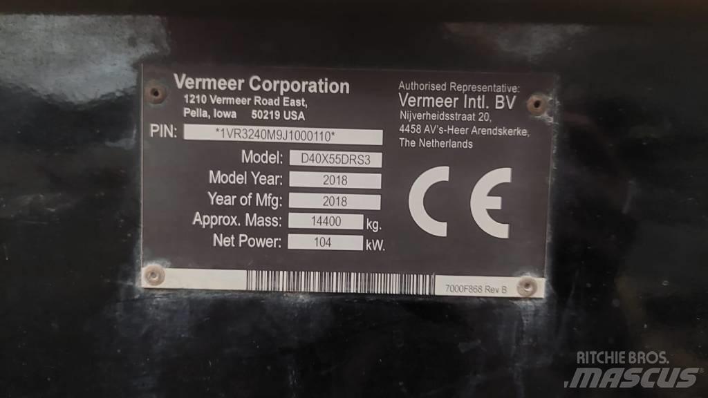 Vermeer D40x55DR S3 Vaakaporauslaitteet