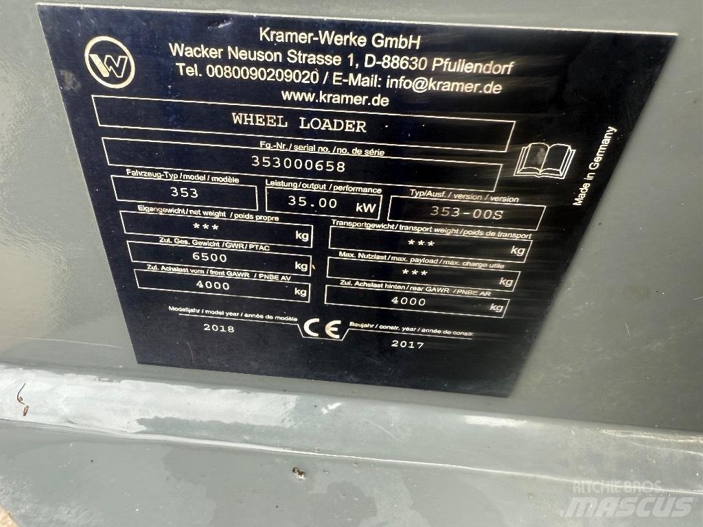 Kramer 5075 Pyöräkuormaajat