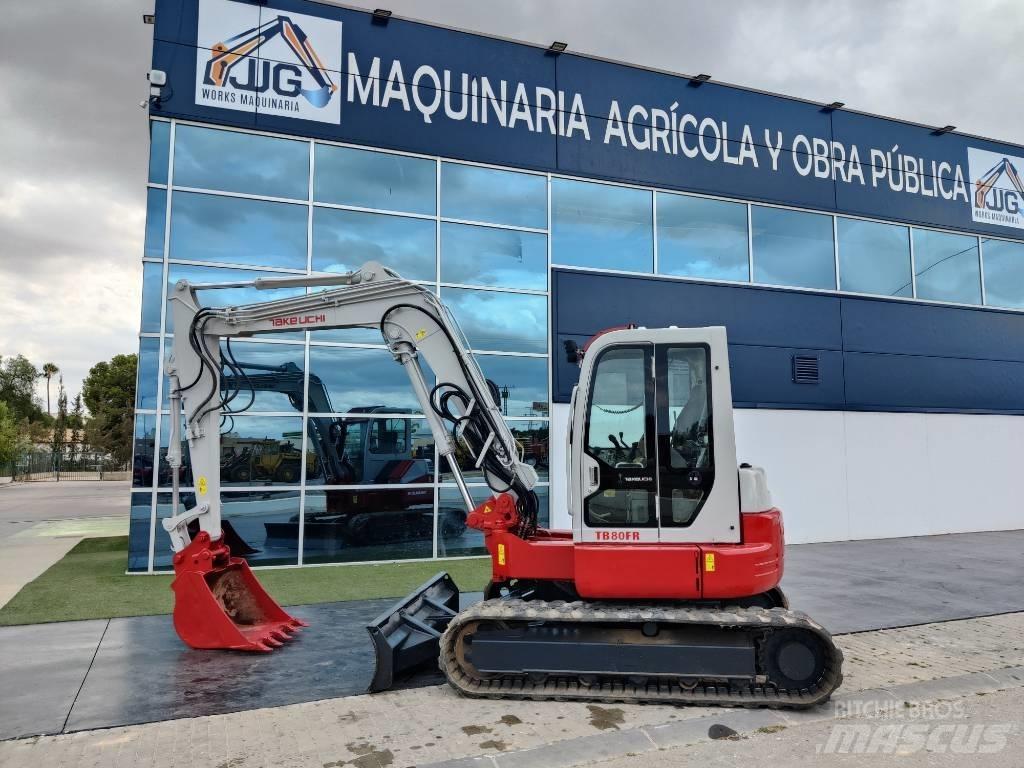 Takeuchi TB 80 FR Minikaivukoneet < 7t