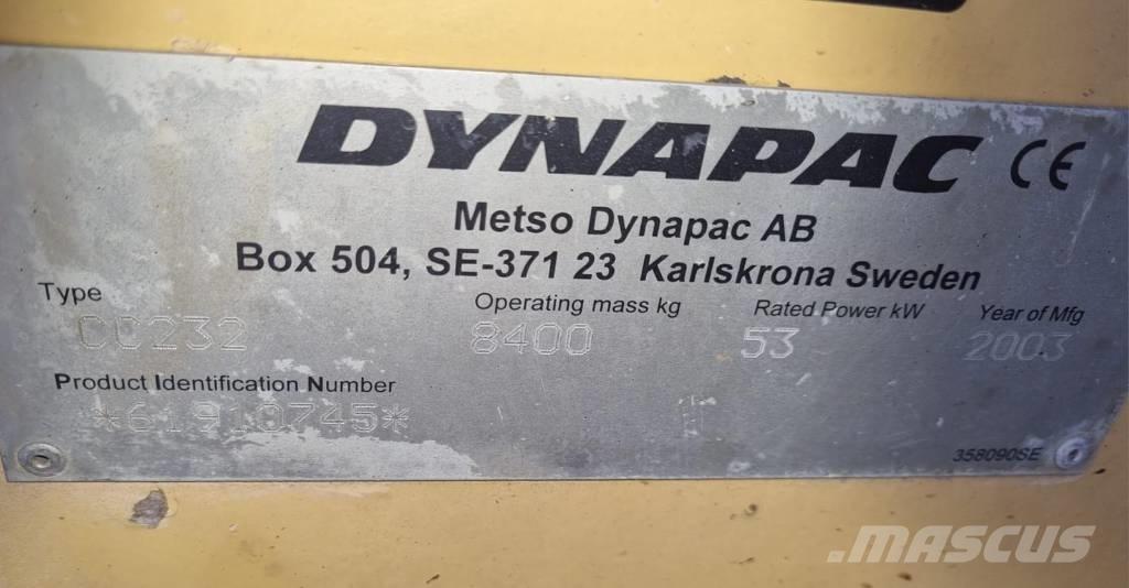 Dynapac CC 232 Tandemjyrät