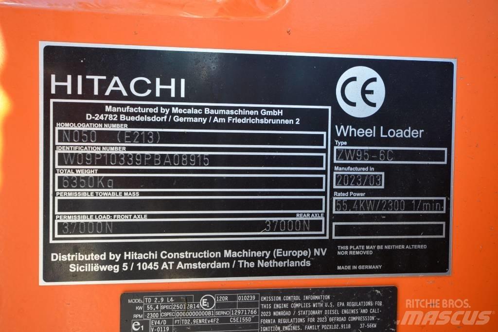 Hitachi ZW 95-6 C Pyöräkuormaajat