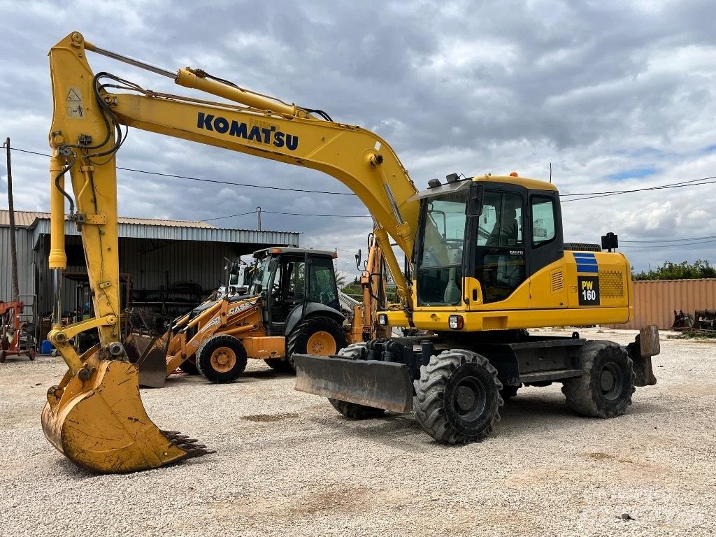 Komatsu PW 160 Pyöräkaivukoneet