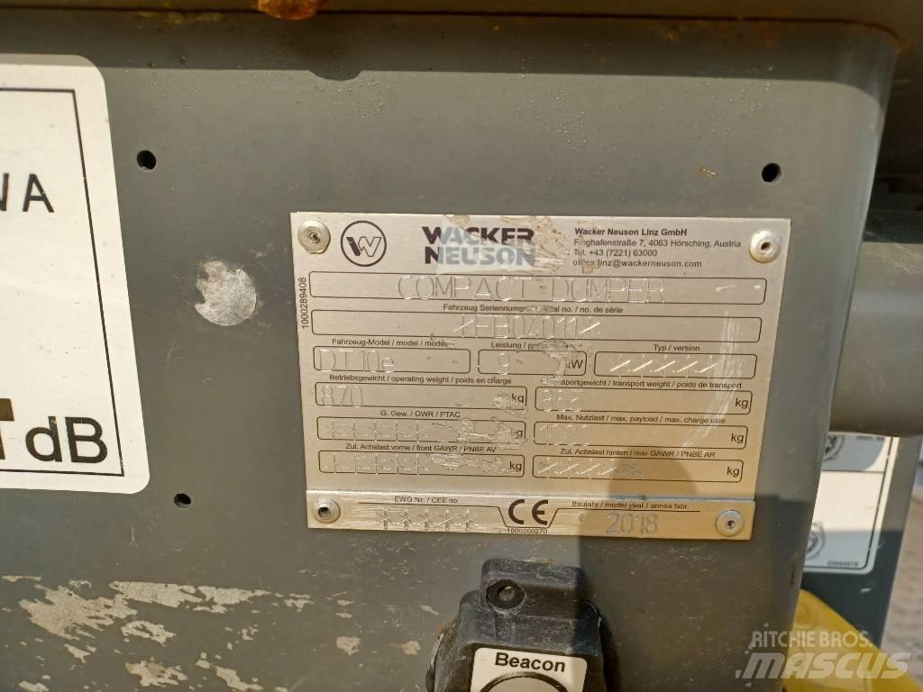 Wacker Neuson DT10e Teladumpperit