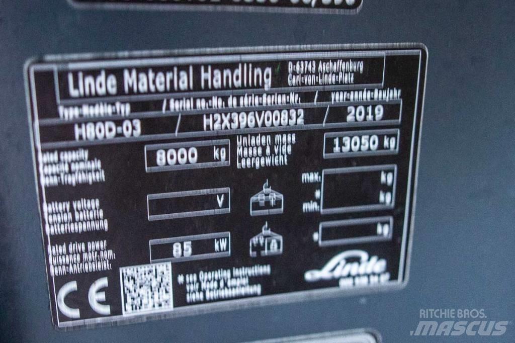 Linde H 80 D-03 Dieseltrukit