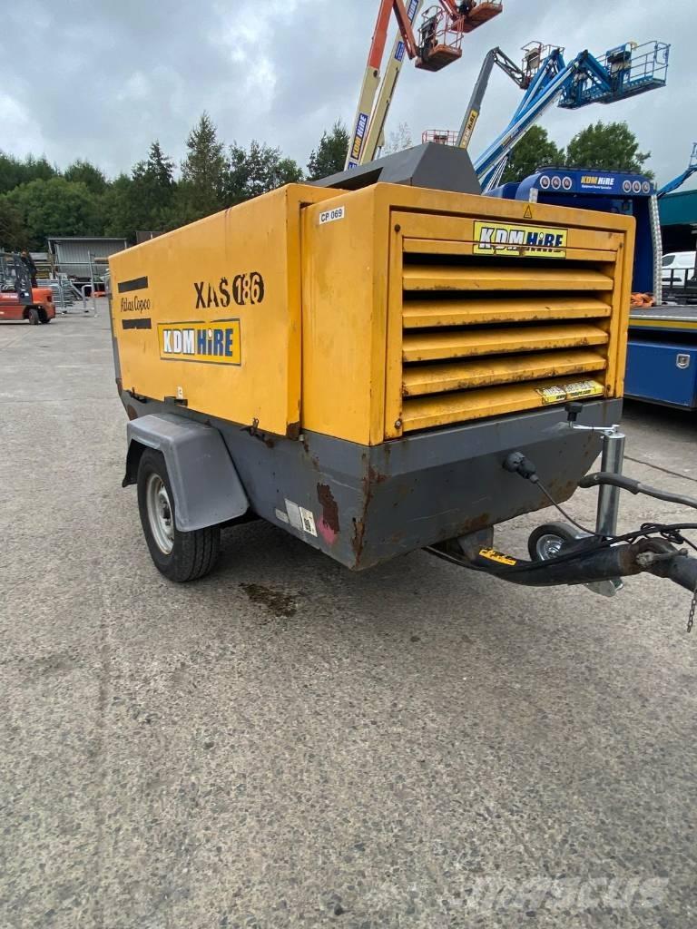 Atlas Copco XAS 186 Kompressorit
