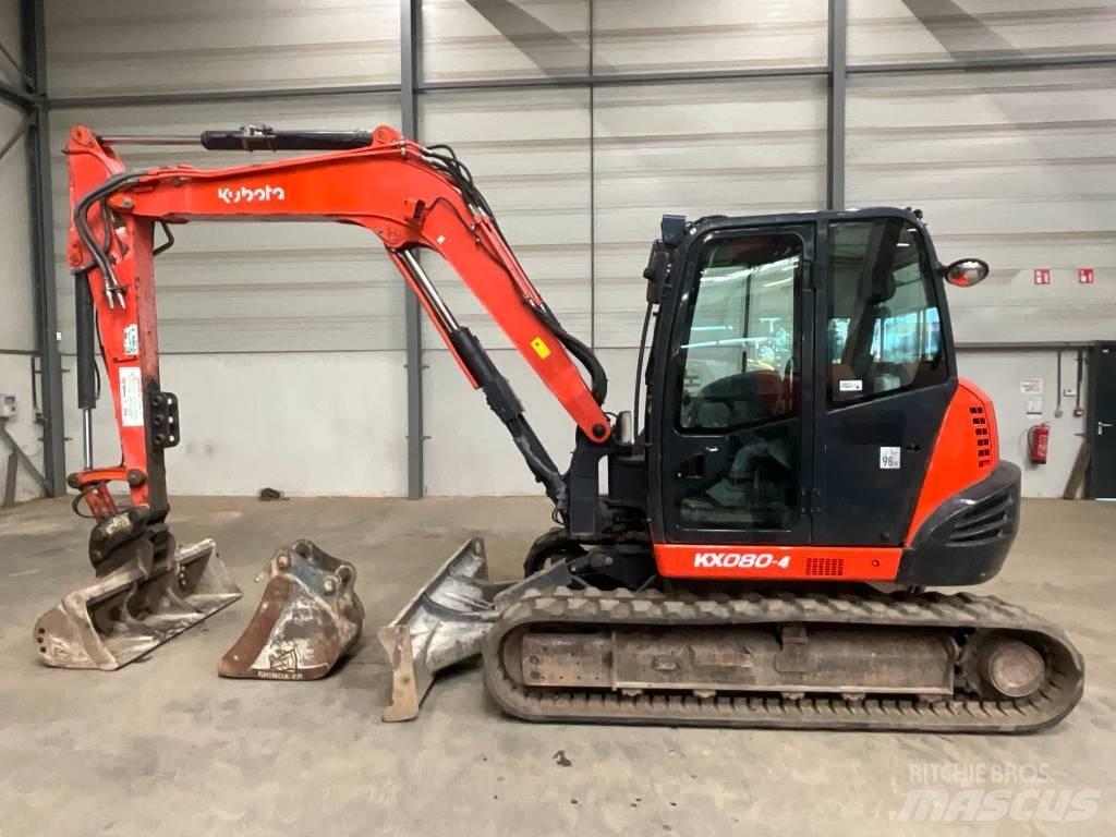 Kubota KX 080-4 Midikaivukoneet 7t - 12t