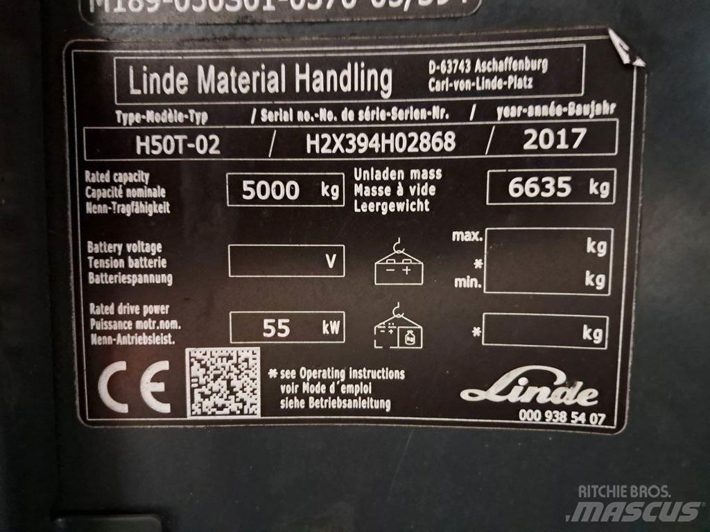 Linde H50T-02 Nestekaasutrukit
